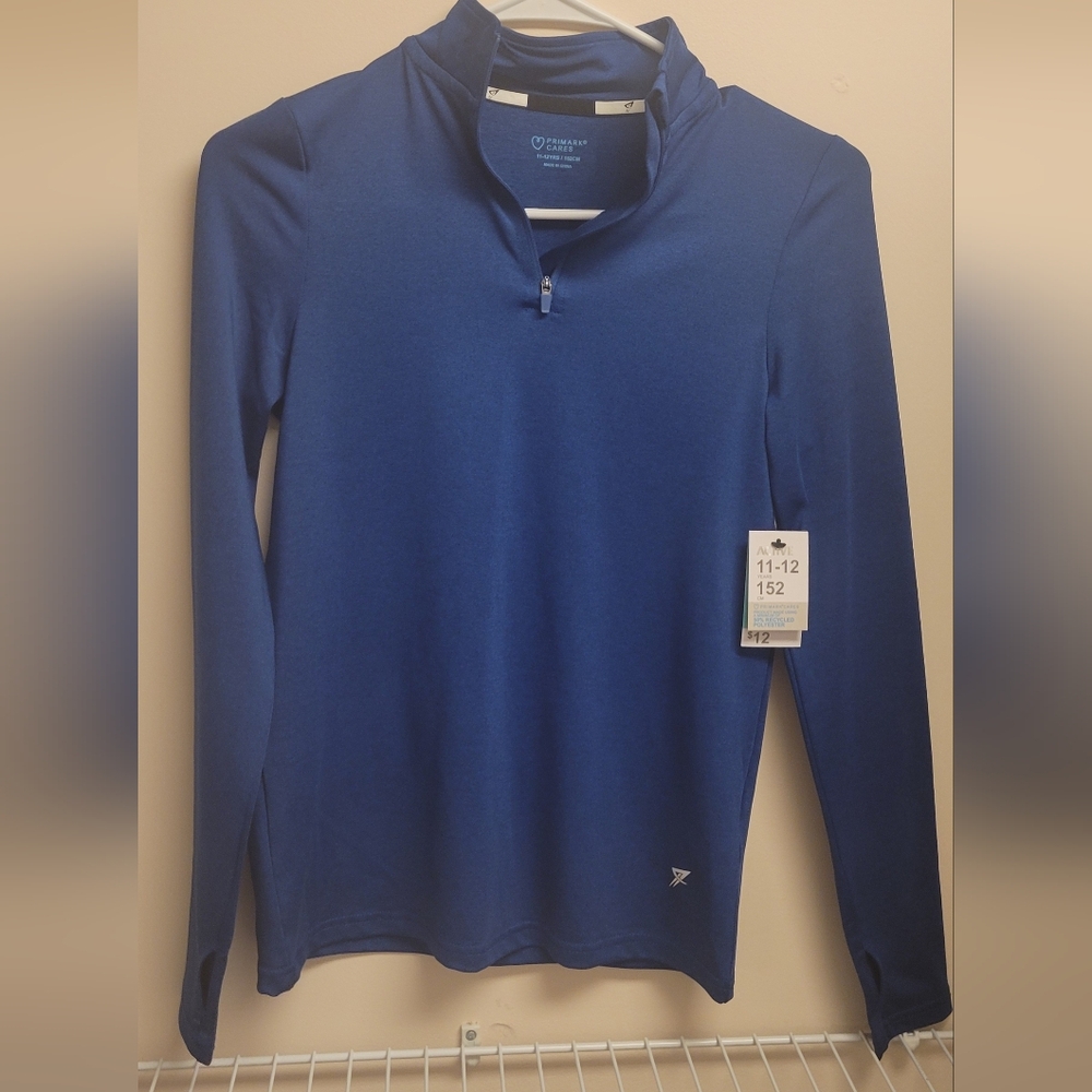 BUNDLE - Primark 1/4 Zip Nwt Royal Size 11-12